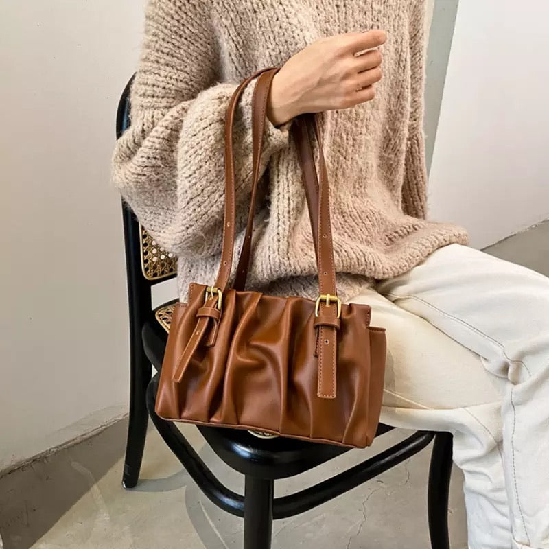 Malibu Street leather handbag