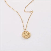 Load image into Gallery viewer, Sun Goddess Necklace 18K Gold Plated