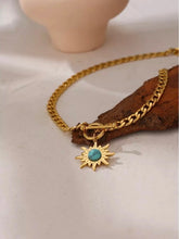 Load image into Gallery viewer, Sun Flower Stainless Steel Necklace