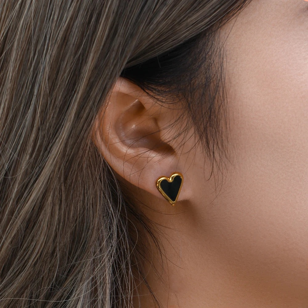 Luna Heart Earrings