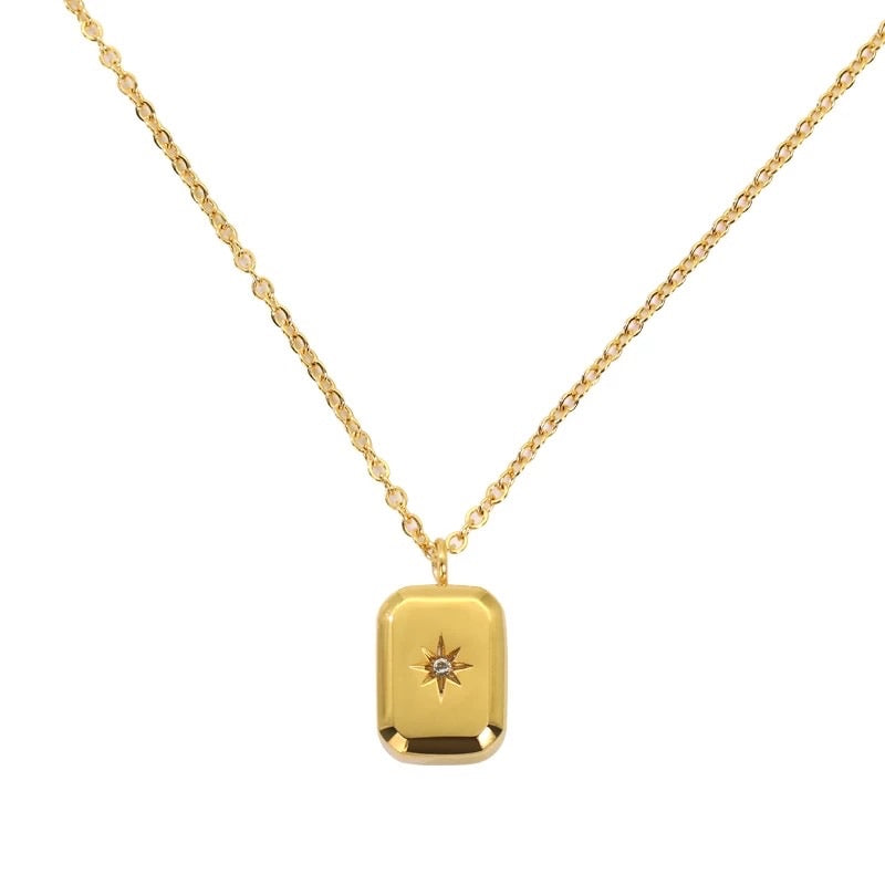 Temple Necklace 18k Gold Plated