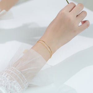 Minimal Layered Bracelets